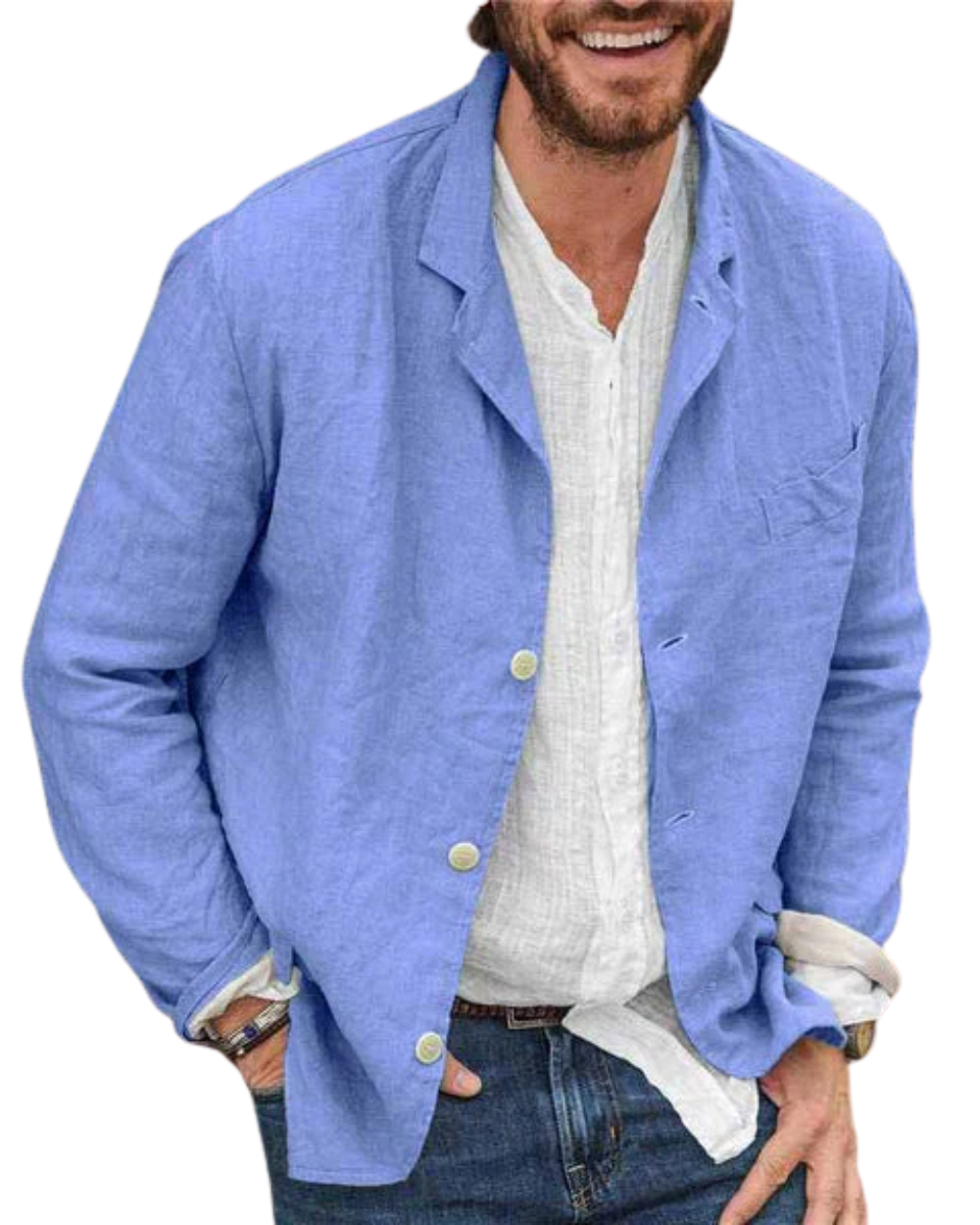 Casual Cotton Blazer