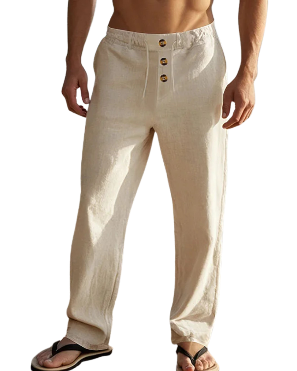 Elegant Linen Beach Pants