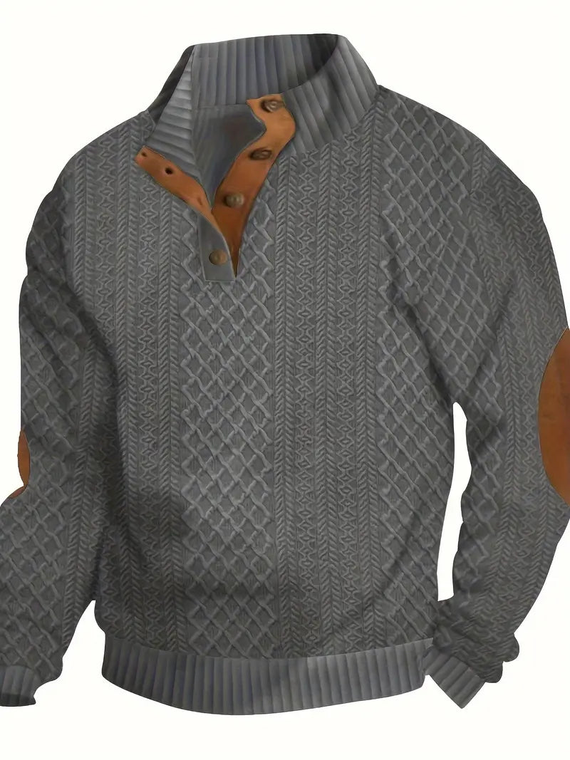 Elegant Button Sweater
