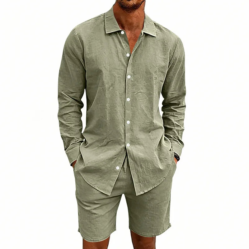 Elegant Linen Summer Set