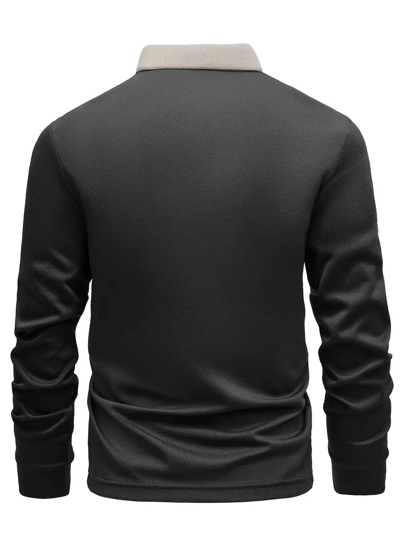 Lightweight Polo Sweater