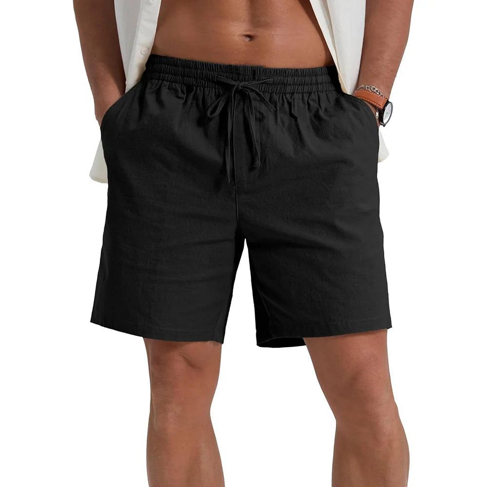 Elegant Lightweight Linen Shorts