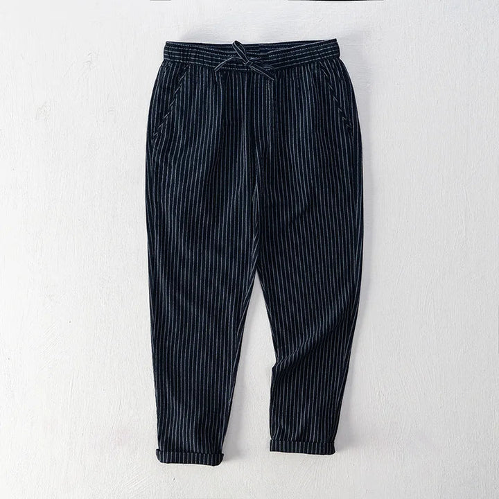 Striped Cotton Pants