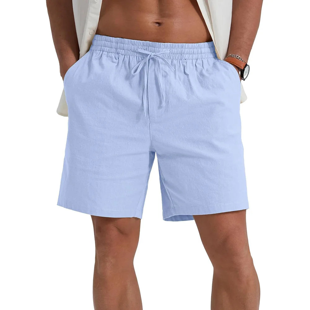 Elegant Lightweight Linen Shorts