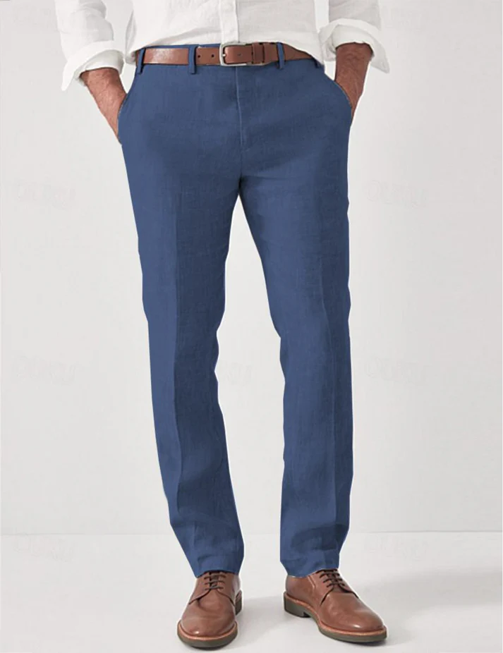 Elegant Linen Dress Pants