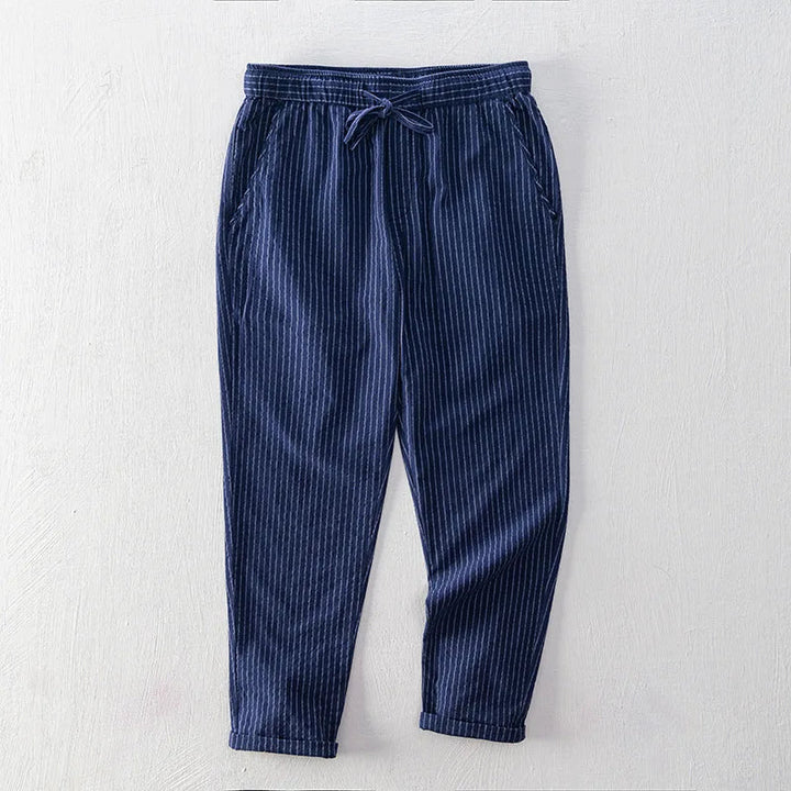 Striped Cotton Pants