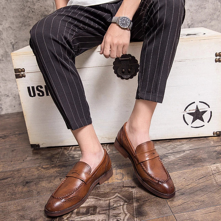 Chic Leather Loafers