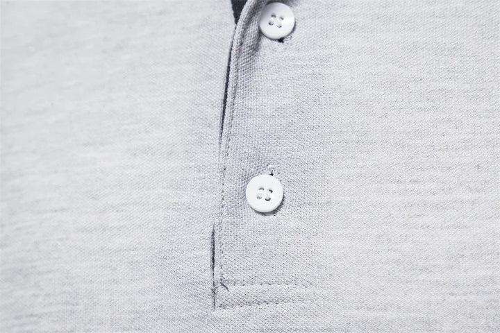 Casual Long Sleeved Polo Shirt