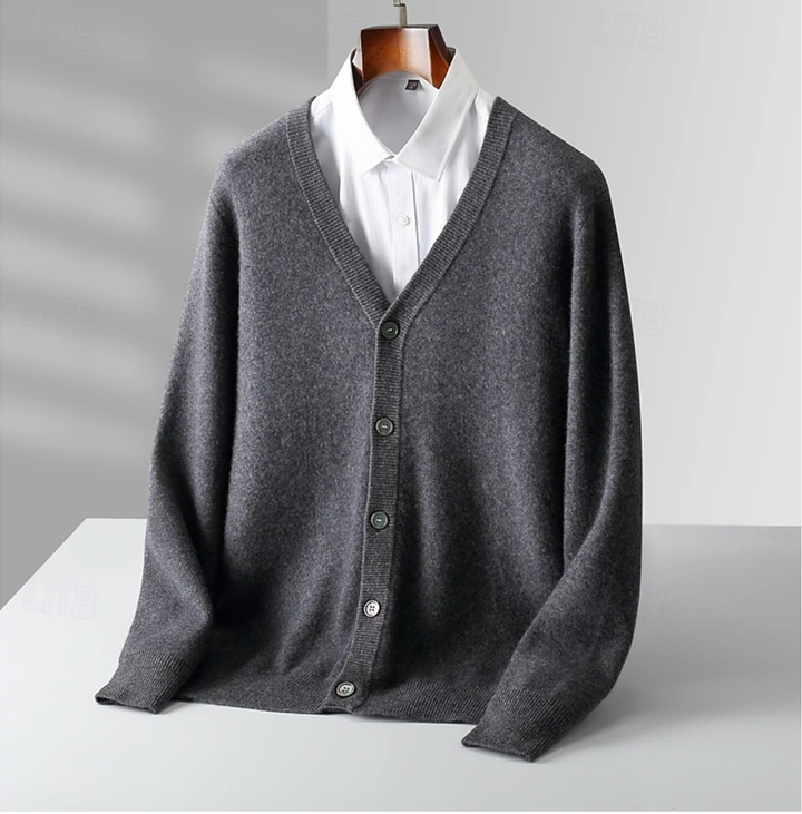 Elegant Buttoned Cardigan