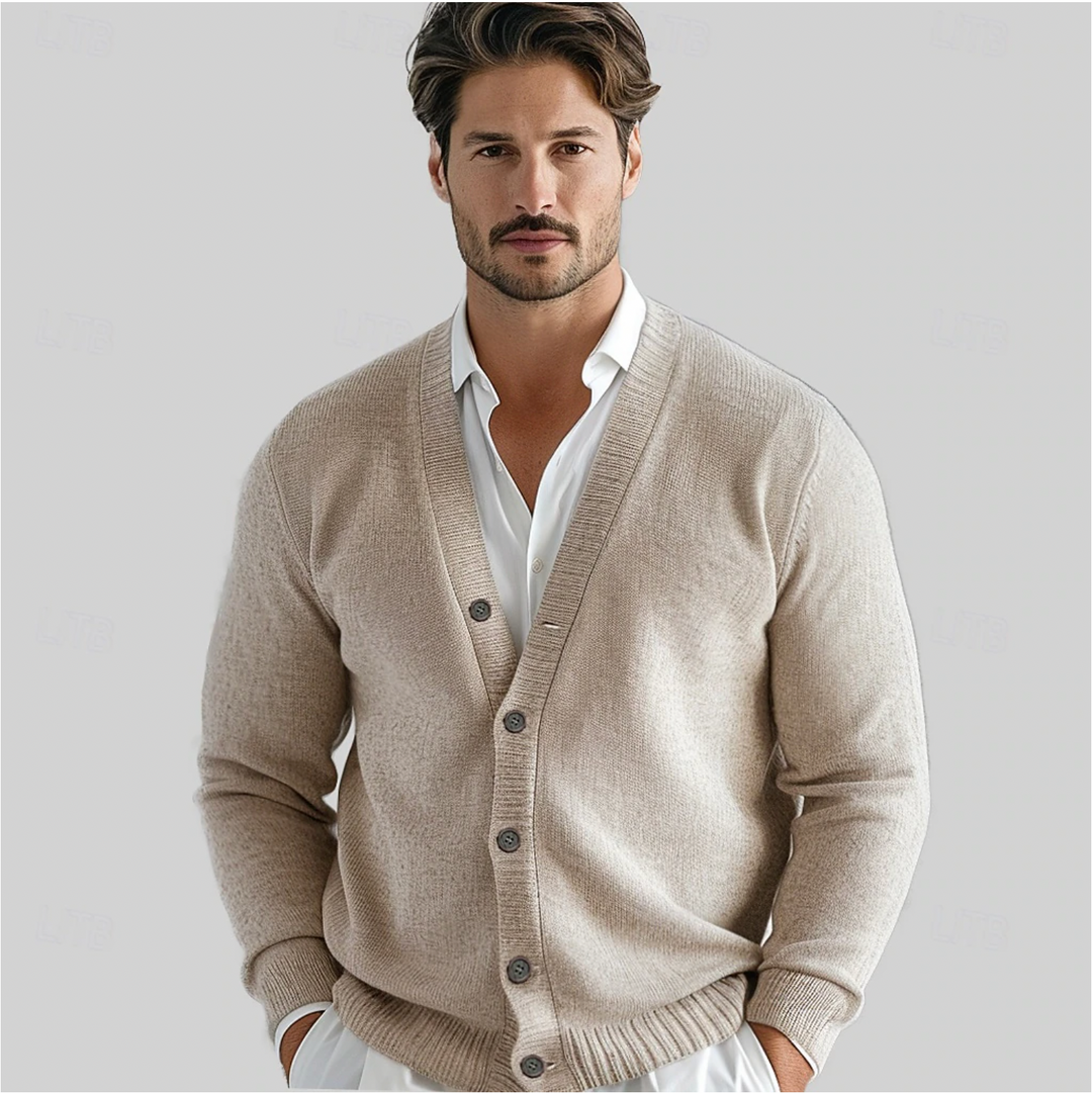 Elegant Buttoned Cardigan