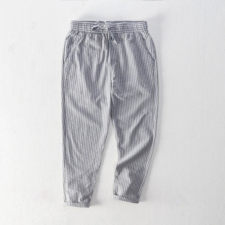 Striped Cotton Pants