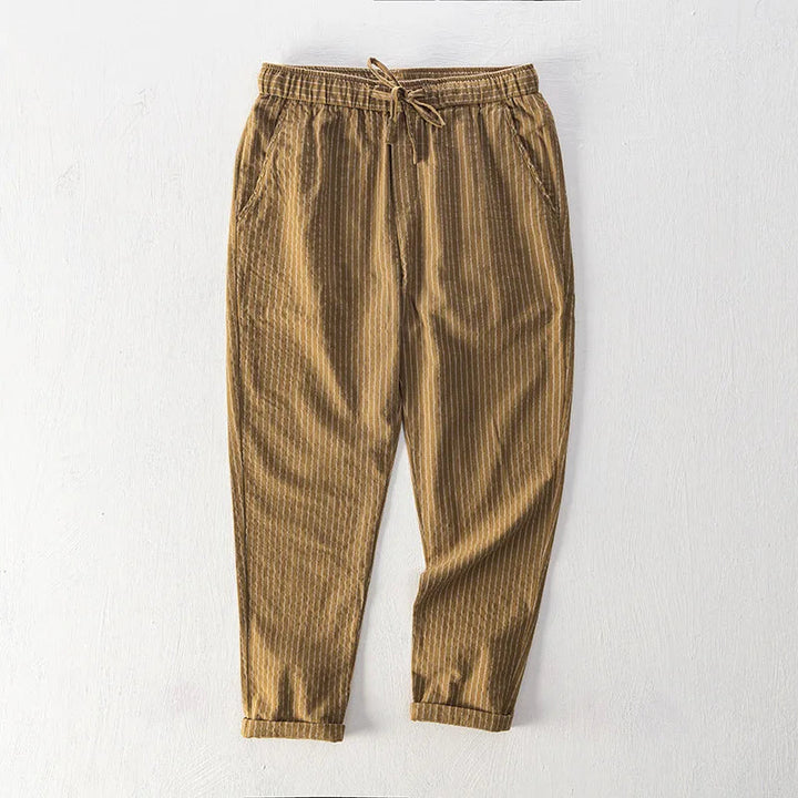 Striped Cotton Pants