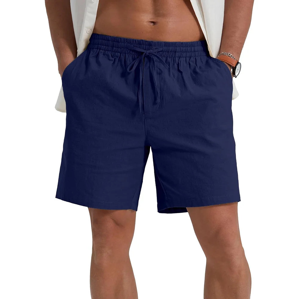 Elegant Lightweight Linen Shorts