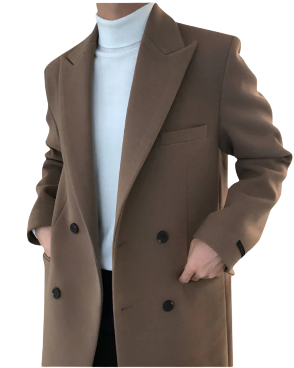 Elegant Double Breasted Coat