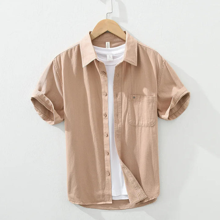 Short Sleeved Cotton Shirt