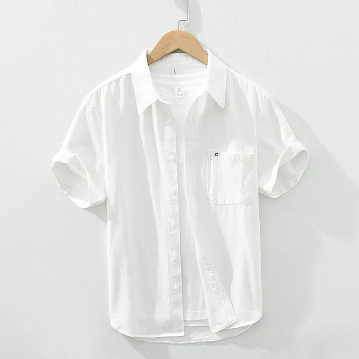 Short Sleeved Cotton Shirt