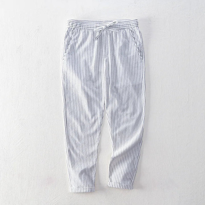 Striped Cotton Pants